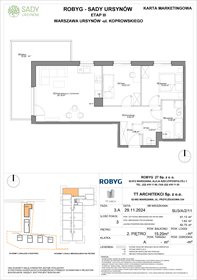 rzut mieszkanie na sprzedaż 61m2 mieszkanie Warszawa, Koprowskiego