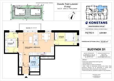 rzut mieszkanie na sprzedaż 56m2 mieszkanie Warszawa, Wawer, Trakt Lubelski 181 C i 181 D
