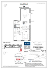 rzut mieszkanie na sprzedaż 64m2 mieszkanie Warszawa, Bemowo, Szeligowska