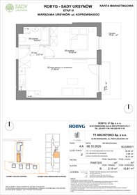 rzut mieszkanie na sprzedaż 38m2 mieszkanie Warszawa, Koprowskiego