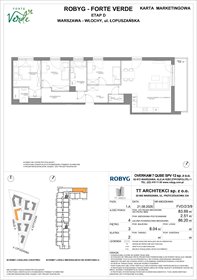 rzut mieszkanie na sprzedaż 84m2 mieszkanie Warszawa, Włochy, Łopuszańska 28