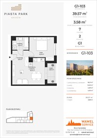 rzut mieszkanie na sprzedaż 40m2 mieszkanie Kraków, Mistrzejowice, Osiedle Piastów 63