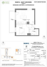 rzut mieszkanie na sprzedaż 41m2 mieszkanie Warszawa, Koprowskiego