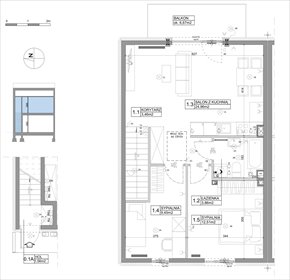 rzut dom na sprzedaż 62m2 dom Łódź, Górna, Pabianicka