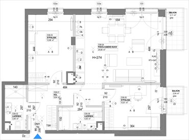 rzut mieszkanie na sprzedaż 68m2 mieszkanie Ożarów Mazowiecki, Widok