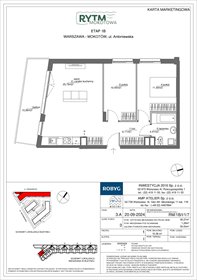 Nowe mieszkanie trzypokojowe Rytm Mokotowa Warszawa, Mokotów, Antoniewska 58m2 Foto 1