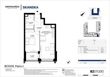 rzut mieszkanie na sprzedaż 42m2 mieszkanie Kraków, Prądnik Czerwony, Mogilska 126