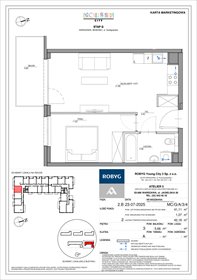 rzut mieszkanie na sprzedaż 41m2 mieszkanie Warszawa, Bemowo, Szeligowska