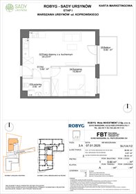 rzut mieszkanie na sprzedaż 39m2 mieszkanie Warszawa, Koprowskiego