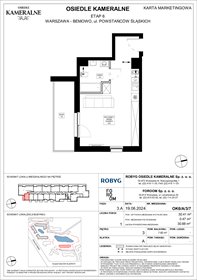 rzut mieszkanie na sprzedaż 30m2 mieszkanie Warszawa, Powstańców Śląskich