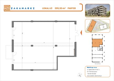 rzut lokal użytkowy na sprzedaż 205m2 lokal użytkowy Marki, Aleja Józefa Piłsudskiego 102