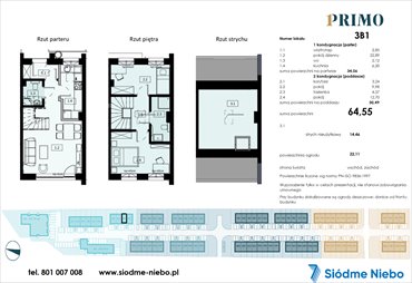 rzut dom na sprzedaż 65m2 dom Pruszcz Gdański, Rokitnica, Droga Słowackiego