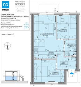 rzut mieszkanie na sprzedaż 55m2 mieszkanie Janczewice, Jedności