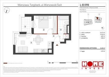 rzut mieszkanie na sprzedaż 37m2 mieszkanie Warszawa, Targówek, ul. Warszawski Świt