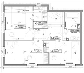 rzut dom na sprzedaż 100m2 dom Warszawa, Wilanów, ul. Gratyny 13