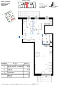 rzut mieszkanie na sprzedaż 66m2 mieszkanie Łódź, Retkinia, Maratońska 49C