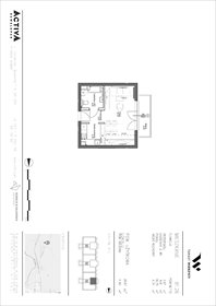 rzut mieszkanie na sprzedaż 29m2 mieszkanie Gniew, Leśna 21