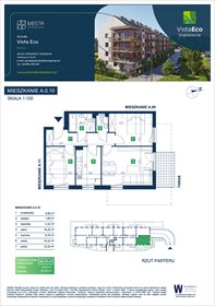 rzut mieszkanie na sprzedaż 65m2 mieszkanie Wrocław, Fabryczna, Stabłowice, Łomnicka