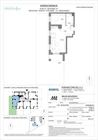 rzut mieszkanie na sprzedaż 50m2 mieszkanie Wrocław, Krzyki, Krakowska 112