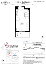 rzut mieszkanie na sprzedaż 31m2 mieszkanie Warszawa, Powstańców Śląskich