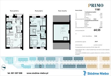 rzut dom na sprzedaż 65m2 dom Pruszcz Gdański, Rokitnica, Droga Słowackiego