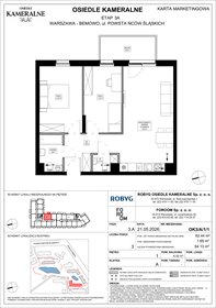 rzut mieszkanie na sprzedaż 62m2 mieszkanie Warszawa, Powstańców Śląskich