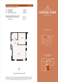 rzut mieszkanie na sprzedaż 46m2 mieszkanie Świdnica, Lipowa 14