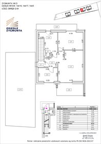 rzut mieszkanie na sprzedaż 60m2 mieszkanie Łódź, Zygmunta 140