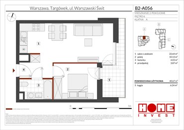 Nowe mieszkanie dwupokojowe Warszawski Świt Etap IX Warszawa, Targówek, ul. Warszawski Świt 12 41m2 Foto 1