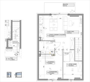 rzut mieszkanie na sprzedaż 56m2 mieszkanie Marki, Stawowa