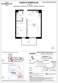 rzut mieszkanie na sprzedaż 40m2 mieszkanie Warszawa, Powstańców Śląskich