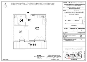 rzut mieszkanie na sprzedaż 34m2 mieszkanie Ząbki, Powstańców 19