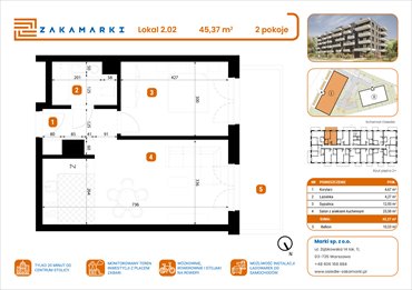 rzut mieszkanie na sprzedaż 45m2 mieszkanie Marki, Aleja Józefa Piłsudskiego 102