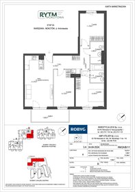 rzut mieszkanie na sprzedaż 80m2 mieszkanie Warszawa, Mokotów, Antoniewska 3B