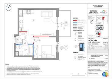 rzut mieszkanie na sprzedaż 41m2 mieszkanie Warszawa, Ursus, Silnikowa 25