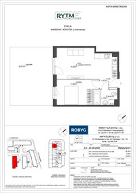 rzut mieszkanie na sprzedaż 39m2 mieszkanie Warszawa, Mokotów, Antoniewska 3B