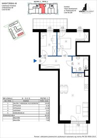 rzut mieszkanie na sprzedaż 65m2 mieszkanie Łódź, Retkinia, Maratońska 49C
