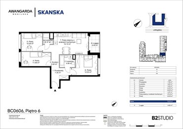 rzut mieszkanie na sprzedaż 72m2 mieszkanie Kraków, Prądnik Czerwony, Mogilska 126