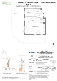 rzut mieszkanie na sprzedaż 64m2 mieszkanie Warszawa, Koprowskiego