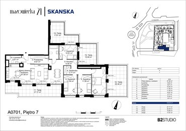 rzut mieszkanie na sprzedaż 130m2 mieszkanie Kraków, Krowodrza, ul. Mazowiecka 21