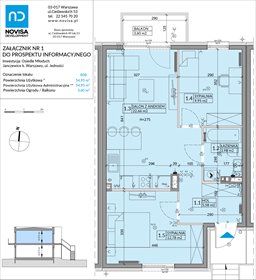 rzut mieszkanie na sprzedaż 55m2 mieszkanie Janczewice, Jedności
