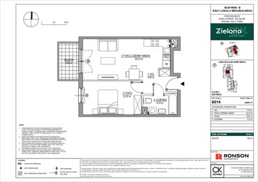 rzut mieszkanie na sprzedaż 43m2 mieszkanie Warszawa, Mokotów, ul. Polska 10