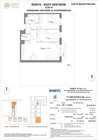 rzut mieszkanie na sprzedaż 61m2 mieszkanie Warszawa, Koprowskiego