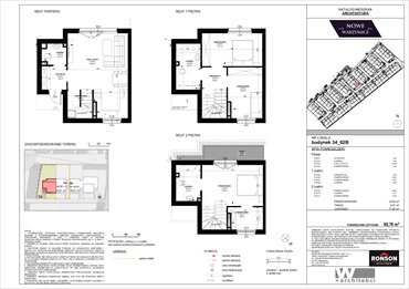 rzut mieszkanie na sprzedaż 90m2 mieszkanie Rajkowo, Spacerowa 14/2