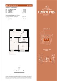 rzut mieszkanie na sprzedaż 51m2 mieszkanie Świdnica, Lipowa 14