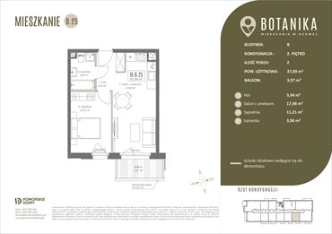 rzut mieszkanie na sprzedaż 74m2 mieszkanie Gdańsk, Osowa, Izydy