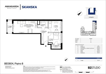 rzut mieszkanie na sprzedaż 64m2 mieszkanie Kraków, Prądnik Czerwony, Mogilska 126