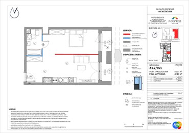 rzut mieszkanie na sprzedaż 47m2 mieszkanie Warszawa, Ursus, Silnikowa 25
