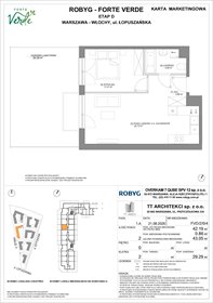 rzut mieszkanie na sprzedaż 42m2 mieszkanie Warszawa, Włochy, Łopuszańska 28