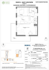 rzut mieszkanie na sprzedaż 57m2 mieszkanie Warszawa, Koprowskiego